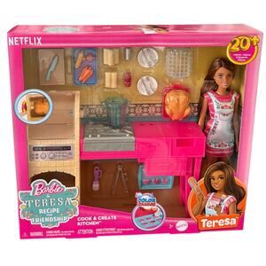 Barbie & Teresa Receipe for Friendship Playset with Doll
